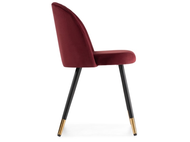 Стул на металлокаркасе Gabi wine red/black (Арт.15087)
