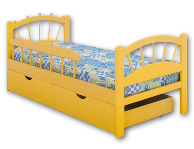 Детская кровать Велес Солнышко с ящиками