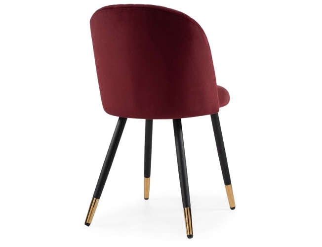 Стул на металлокаркасе Gabi wine red/black (Арт.15087)