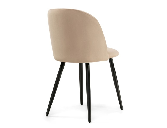 Стул на металлокаркасе Gabi 1 dark beige/black (Арт.15351)