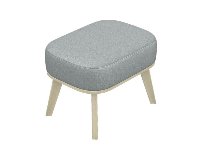 Банкетка Курт, Uno Silver