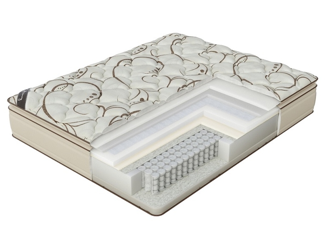 Матрас Verda Soft memory Pillow Top, чехол Moonlight