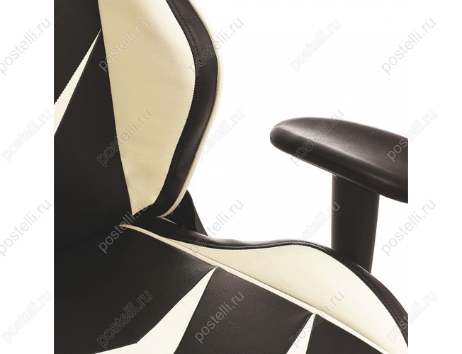 Игровое кресло Racer черное/бежевое (Арт. 1857)