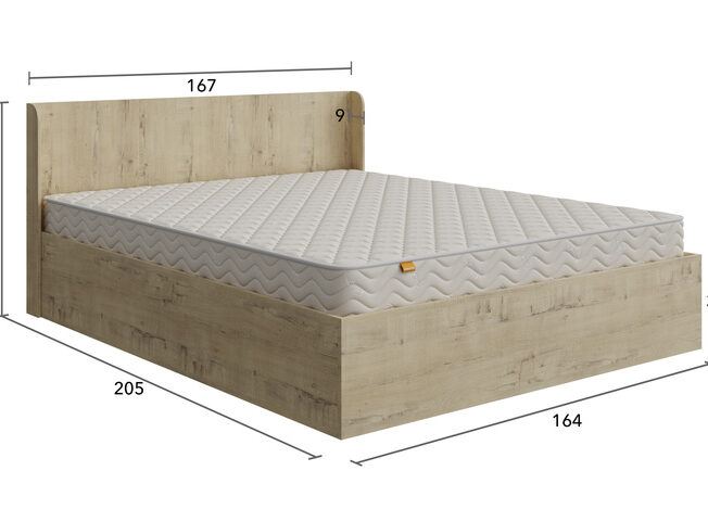 Кровать Практика с подъемным механизмом