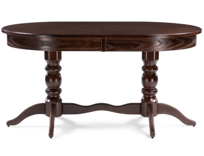 Деревянный стол Дейвер 160(220)х100 орех темный (Арт.515967)