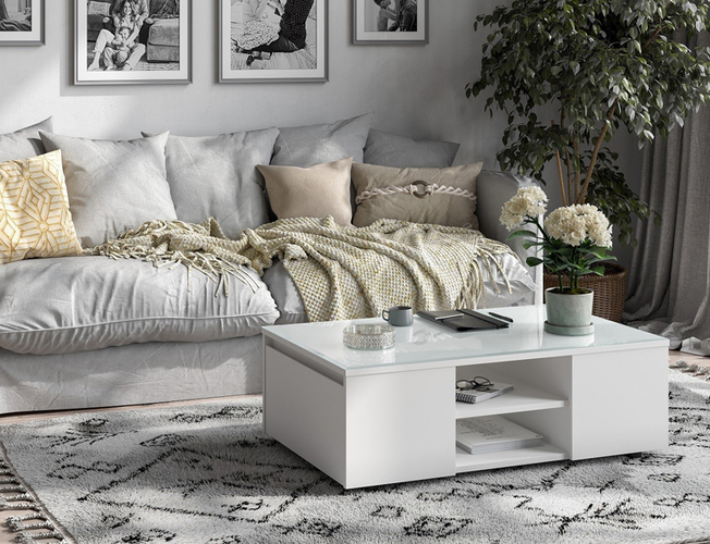 Стол журнальный Герда со стеклом