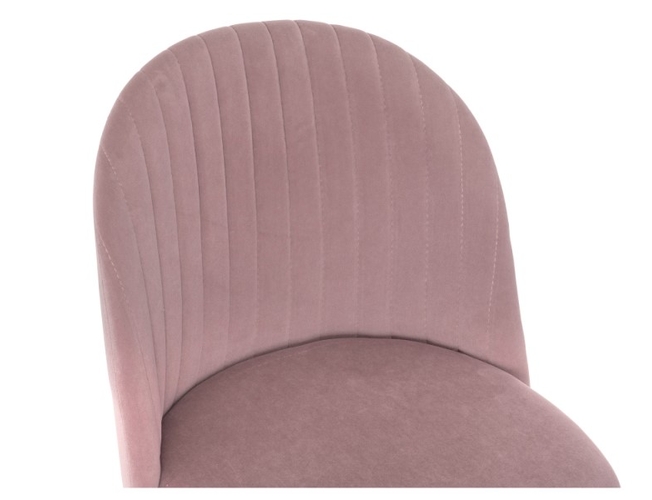 Стул на металлокаркасе Gabi 1 light purple/black (Арт.15085)