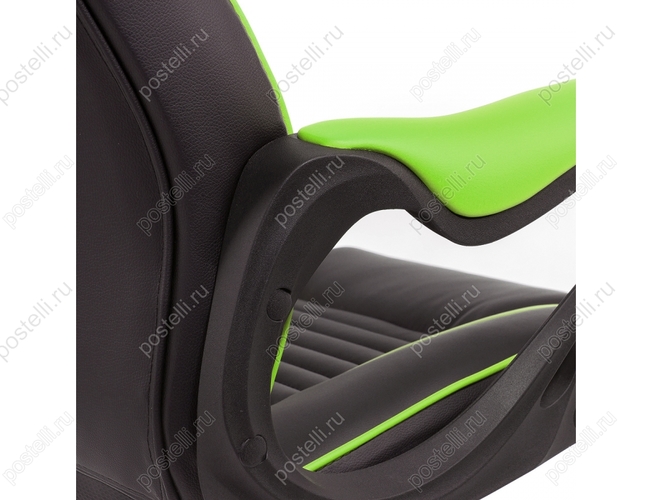 Игровое кресло Leon черное/зеленое (Арт. 1877)