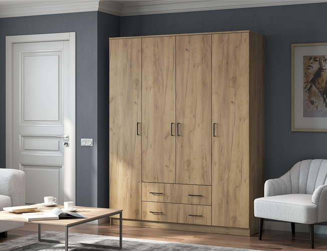 Шкаф для одежды ШК 1 (Дуб Золотой)