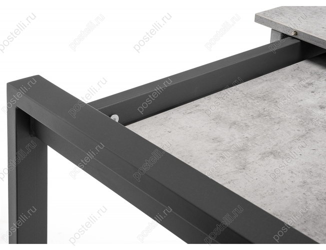 Стол Центавр бетон/графит (Арт. 368667) раздвижной